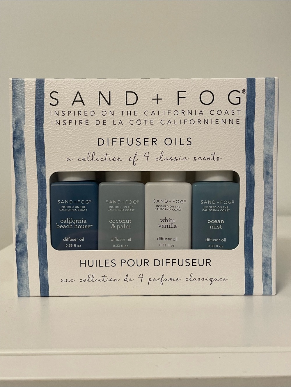 NWT SAND + FOG Diffuser Oils Collection of 4 Classic Scents - 4 x 0.33 FL OZ
